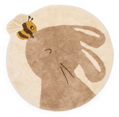 Vloerkleed konijn - Beige