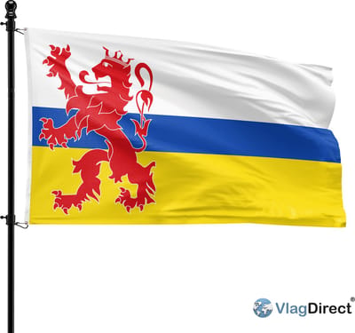 VlagDirect - Limburgse vlag - Limburg vlag - 150 x 225 cm - XL vlag.