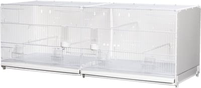 Metalen draadkooi 120 cm breed - Metalen draadkooi 120 cm breed - 1 stuk - Italiaanse draadkooien - Kooien - Broedkooien / Kweekkooien
