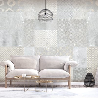 250cm X 175cm - Fotobehang -Tegels, premium print vliesbehang