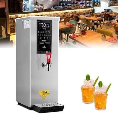 Commerciële warmwaterboiler en automatische vuldispenser met digitaal bedieningspaneel en automatische temperatuurregeling voor thee en koffie - perfect voor restaurants en cafés