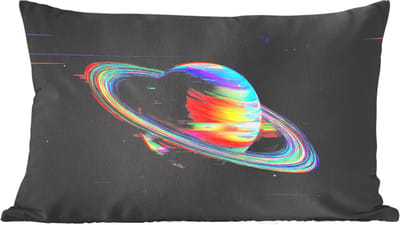 Sierkussens - Kussentjes Woonkamer - 60x40 cm - Planeet - Cirkel - Kleurrijk