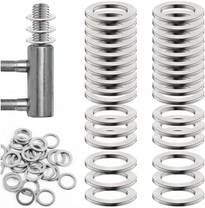 50 Stuks RVS Washers voor Deuren, Montage Ringen, Duurzaam en Weerstand Tegen Slijtage voor Standaard Kamers
