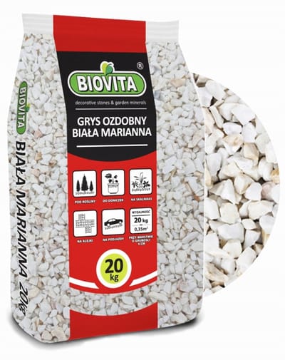 Biovita Marianna Serie - Siergrind - Wit - 8-16mm - 20 kg