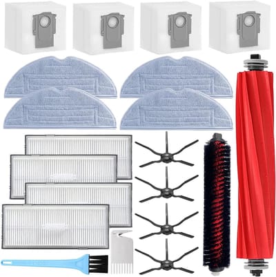 Stofzuiger Accessoireset - Onderdelen Kit - Stofzuiger Onderhoud - Herstelbare Zijborstel - 324 x 235 x 62 cm - Wit