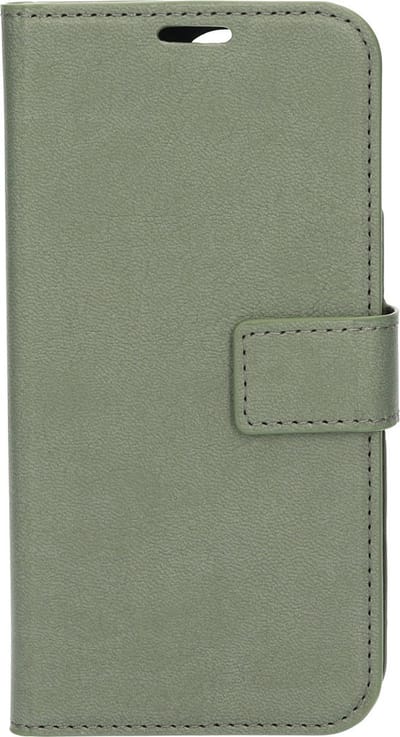Mobiparts hoesje geschikt voor Apple iPhone 13 Pro - Wallet/Boekhoesje - Eco Leer - Magneet Sluiting - Opberg vakken - Groen
