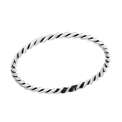Aramat Jewels | Ringen | Prachtige Bali Zilveren Ring - Smalle Ontwerp | Maat 8 | |1mm | Zilver | Volwassenen | Verkleurd niet