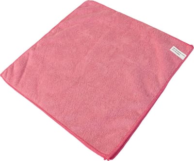 Microvezeldoekjes gerecycled rEco rood roze 10 stuks - duurzaam schoonmaken - gerecycled polyester