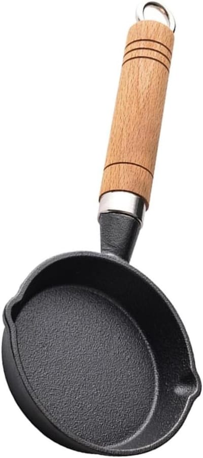 Koekenpan - Ontbijtpan Omeletpan - Eieren Bakken - Gelijkmatige Warmteverdeling - 30x13x3.5 cm - Zwart