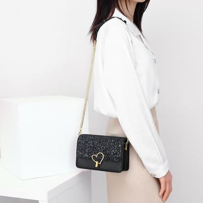 Nieuwe Tassen voor Dames Tas Ketting Crossbody Tas Modieus High-end Herfst en Winter Trendy Schoudertas white