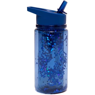 Petit Monkey drinkfles glitter night blue