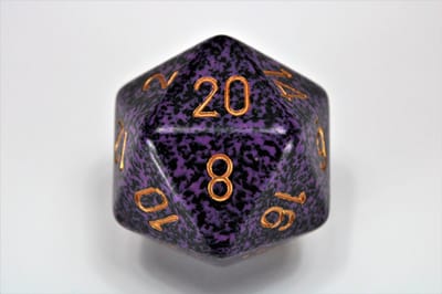 Dobbelsteen D20 Hurricane Speckled 34mm - Accessoires