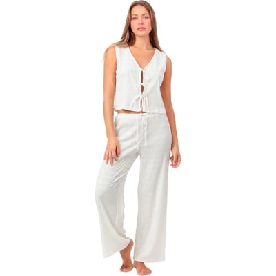 Setjes Admas Broekpak en mouwloze top Halter Style