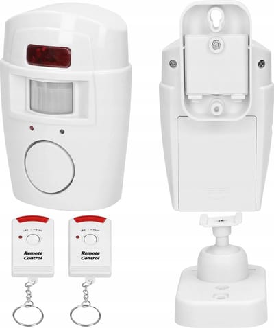 Swinn - Draadloos Alarmsysteem - Met Sirene - Batterijen - 6 meter - Afstandsbediening - Draadloze Beveiliging - Security - Alarmkit - Bewegingsmelder - Raam en Deur