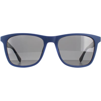 Lacoste zonnebril L860SP 424 Matblauw grijs gepolariseerd