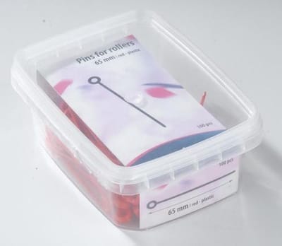 Plastic Naalden 100 Stk Rood