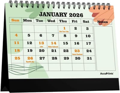 Bureaukalender 2025 - Maat 5,8 x 8,25 inch - Jaarplanner met Ruimte voor Notities en Planning