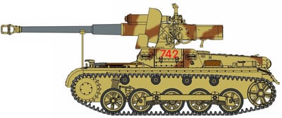Dragon Modelbouwpakket Militaire voertuigen - 6781 Panzerjäger IB met 7,5cm StuK 40 L/48 met Kanonbemanning - Tank Plastic - 1:35 - Modelbouw