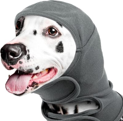 Daity Een verstelbare, kalmerende hoofdband voor honden, geschikt voor het verzorgen, wassen en drogen van de vacht. Voorkomt dat het hoofd van het huisdier schudt, beschermt de oren, biedt geluidsisolatie en vermindert lawaai. Maat L (grijs).
