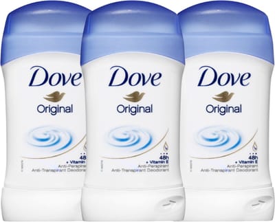 Dove Original Deodorant Stick - 3 x 40ml - Deodorant Vrouw