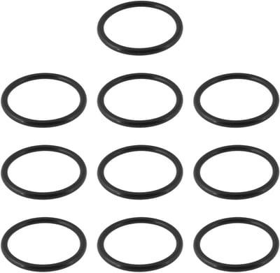 Dailygoods- Afdichtingen 10 stuks - O-ringen rubber - 33x39x3mm - Geschikt voor 40mm wastafelpluggen - Waterdicht - Duurzaam materiaal - O-ring