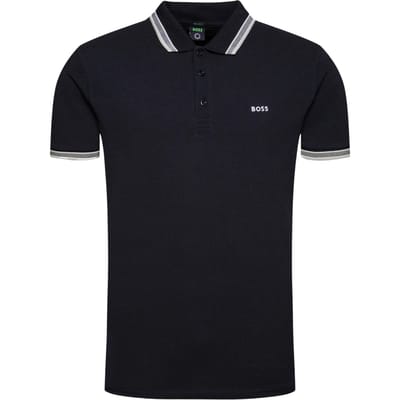 BOSS - Paddy Polo Navy - Regular-fit - Heren Poloshirt Maat L