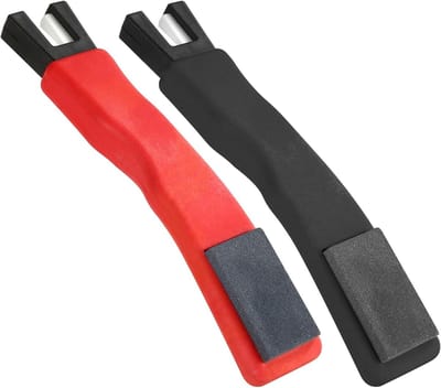 Schaatsen Slijper - Schaatsblad Slijper - Schaatsen Onderhoud - Duurzaam Keramisch Materiaal - 14.5 x 2.8 cm - Veelkleurig