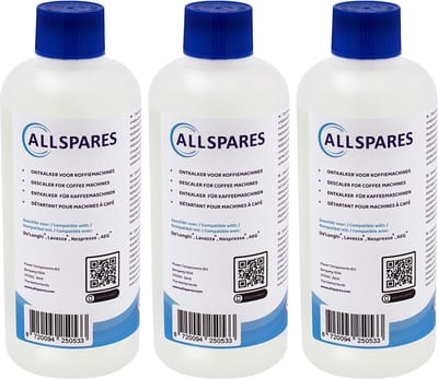 3x AEG / Electrolux / Zanussi M3BICD200 Vloeibare Ontkalker (500ml) van AllSpares