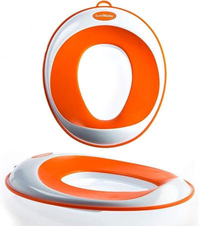 Kinder toiletverkleiner - Potty trainer - Zelfstandig naar toilet - Antislip zitting - Universeel - Oranje