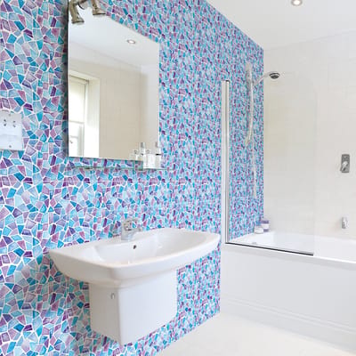Zelfklevende tegelmuurstickers voor keuken en badkamer - 60 Venancio Terrazzo tegelstickers - 60 stickers, 20x20cm