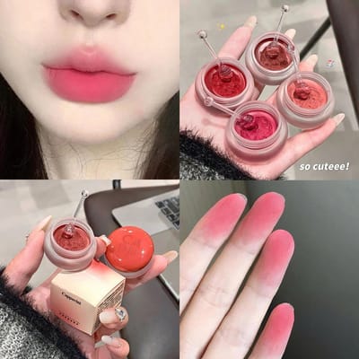 Blikje Lip Mud Mist Lippenstift Hydraterende Velvet Matte Mousse Lipgloss Wangblush Crème Tint Lippen Make-up Cosmetisch