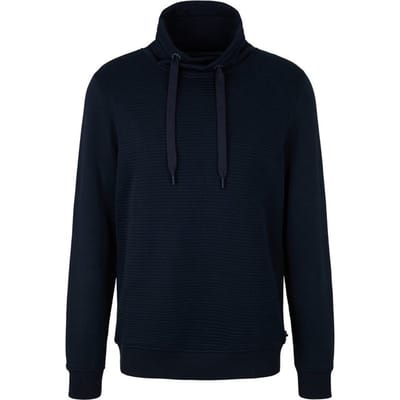 TOM TAILOR - Maat M - quilted fabric mix snood Heren Trui