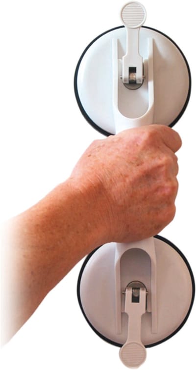 Drive Handgreep Solido met zuignappen - 32,5 cm - Geen schroeven - Binnen 5 sec monteren - Best getest