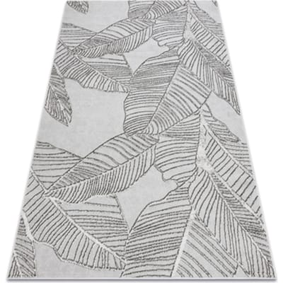 Kleden Rugsx Tapijt LIRA E1482 Bladeren, structureel, modern, g 80x150 cm