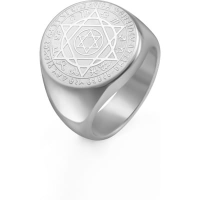 LIKGREAT Hexagram Dierenriem Teken Ring voor Mannen Vrouwen Davidsster 12 Sterrenbeeld Ringen Roestvrij Staal Sieraden Amulet Cadeau 8