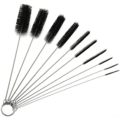 10 stuks/set Koffiezetapparaat Borstel Fles Buis Rietje Schoonmaker Afwassen Brillen Toetsenborden Sieraden Schoonmaakborstels Schone Gereedschappen