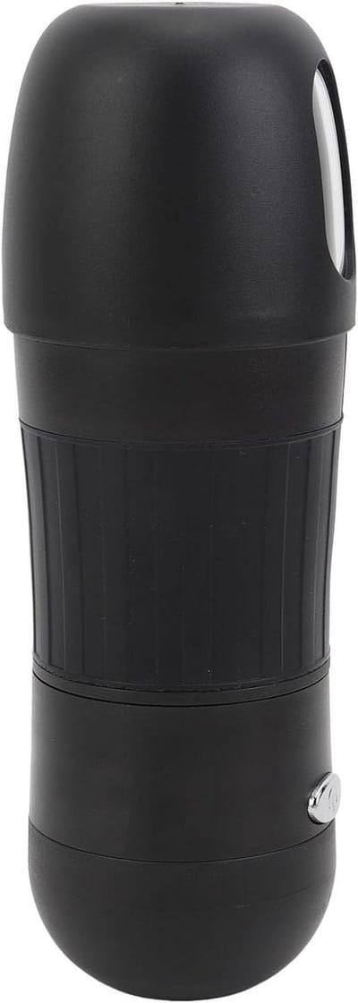 Draagbare Koffiemaker - Reis Koffiezetapparaat - Koffie Zetten Onderweg - Dubbele Koffie Compatibiliteit - 22cm Hoog - Zwart