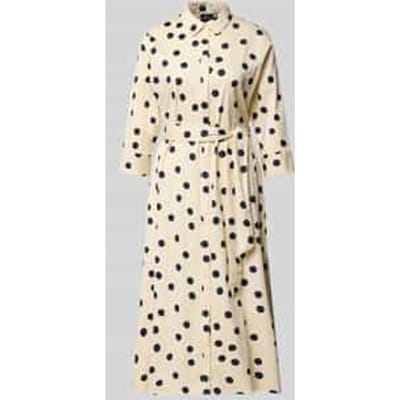 regular fit blousejurk van katoenmix