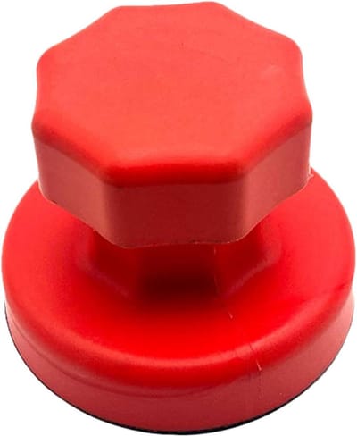 Autospons Set - Reinigingspads - Auto Onderhoud - Niet-kras Ontwerp - 1 Stuk - Oranje Rood