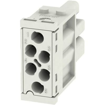 RockStar® MODU plug HDC MHE 6P MC Weidmüller Inhoud: 1 stuk(s) Module