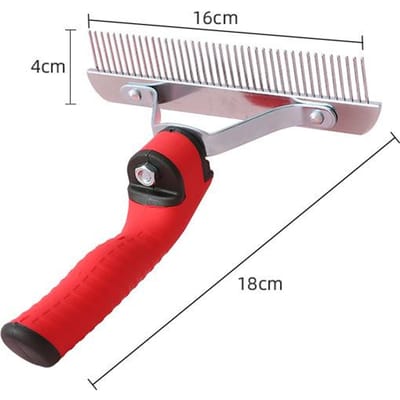 Brosses pour Chien pour le Toilettage Chiens de Grande Taille Poils Longs Râteau pour Chien Brosse de Toilettage pour Animaux de Compagnie Peigne en Acier pour Golden Retriever Husky Berger Allemand