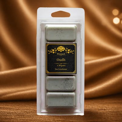 Waxmelt Snapbar: Populaire Wellnessgeur met Oudh - Handgemaakt - 100% Sojawax - Voor (elektrische) geurbrander - Dierproefvrij