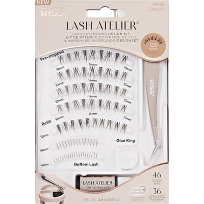 KISS Lash Atelier Set voor het ontwerpen van wimperverlengingen: Anime Kunstwimpers Dames