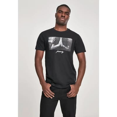 Mister Tee - Pray Heren T-shirt - 3XL - Zwart