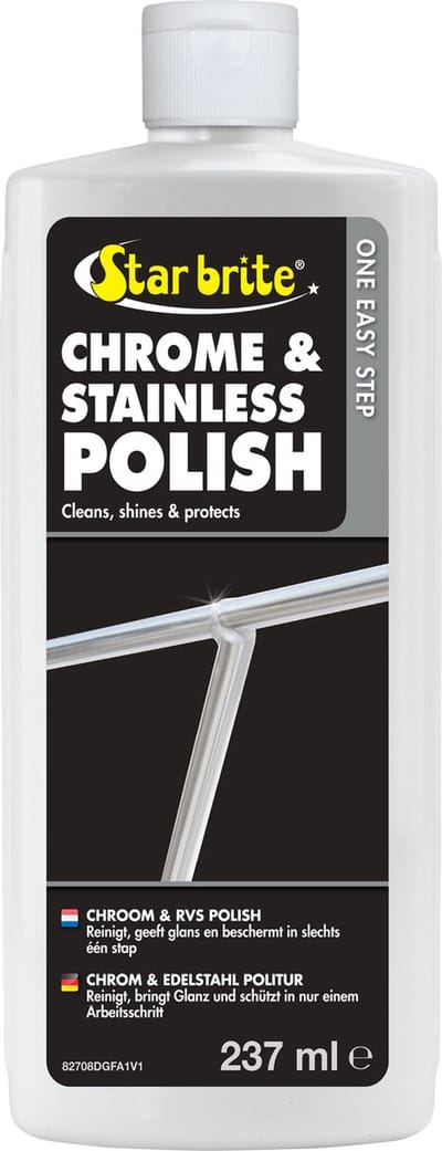 Star brite Chroom & RVS Polish - reiniger voor metaal - 250 ml