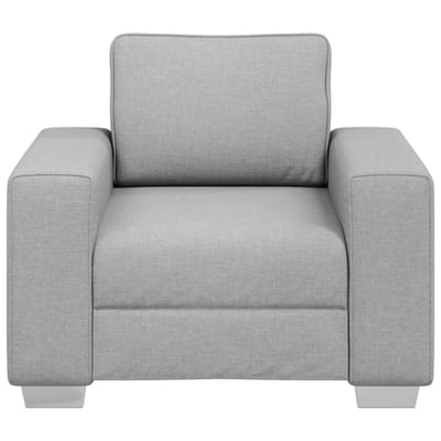 vidaXL - Sofa - Stoel - Wolkgrijs - 100 - cm - Stof