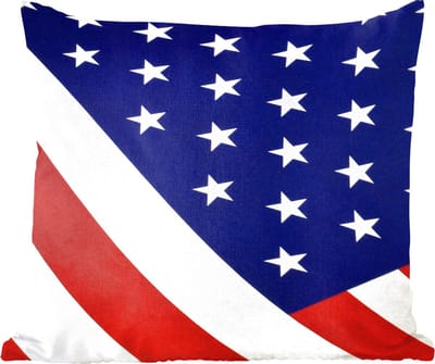 Sierkussens - Kussentjes Woonkamer - 60x60 cm - Deel van de vlag van de Verenigde Staten