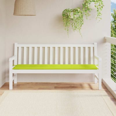 vidaXL - Tuinbankkussen - 180x50x3 - cm - oxford - stof - heldergroen