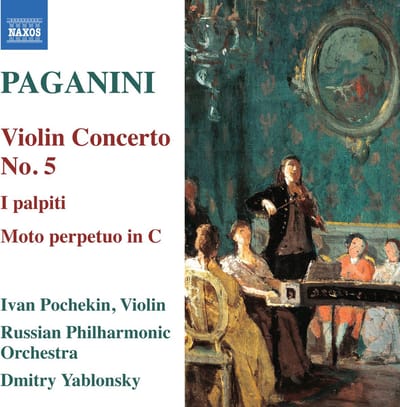 Ivan Pockekin, Russian Philharmonic Orchestra , Dmitry Yablonsky - Paganini: Violin Concerto No.5 (CD)