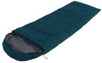 Easycamp Raven I Square 2°c Slaapzak Blauw Regular / Left Zipper